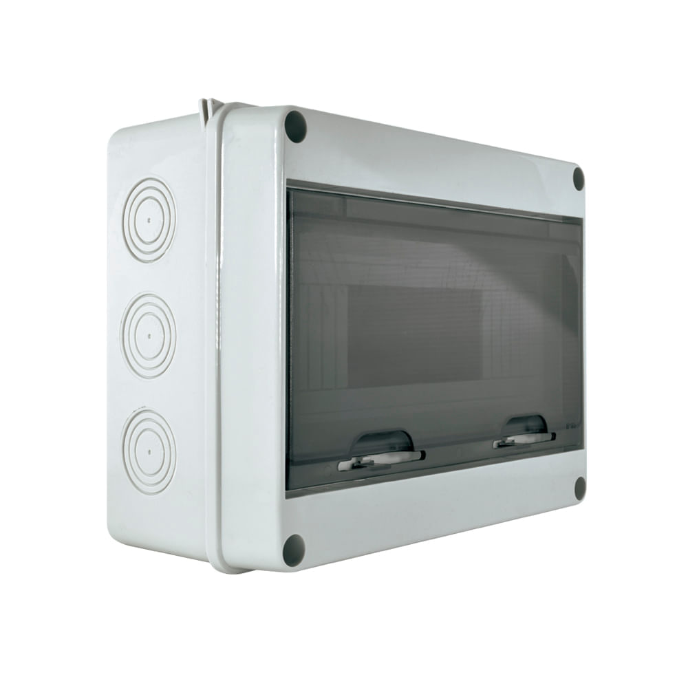 Tablero Sobrepuesto PVC 12 Modulos C/ Tapa Humo IP65 5395512 Lexo (135226) — LEXO