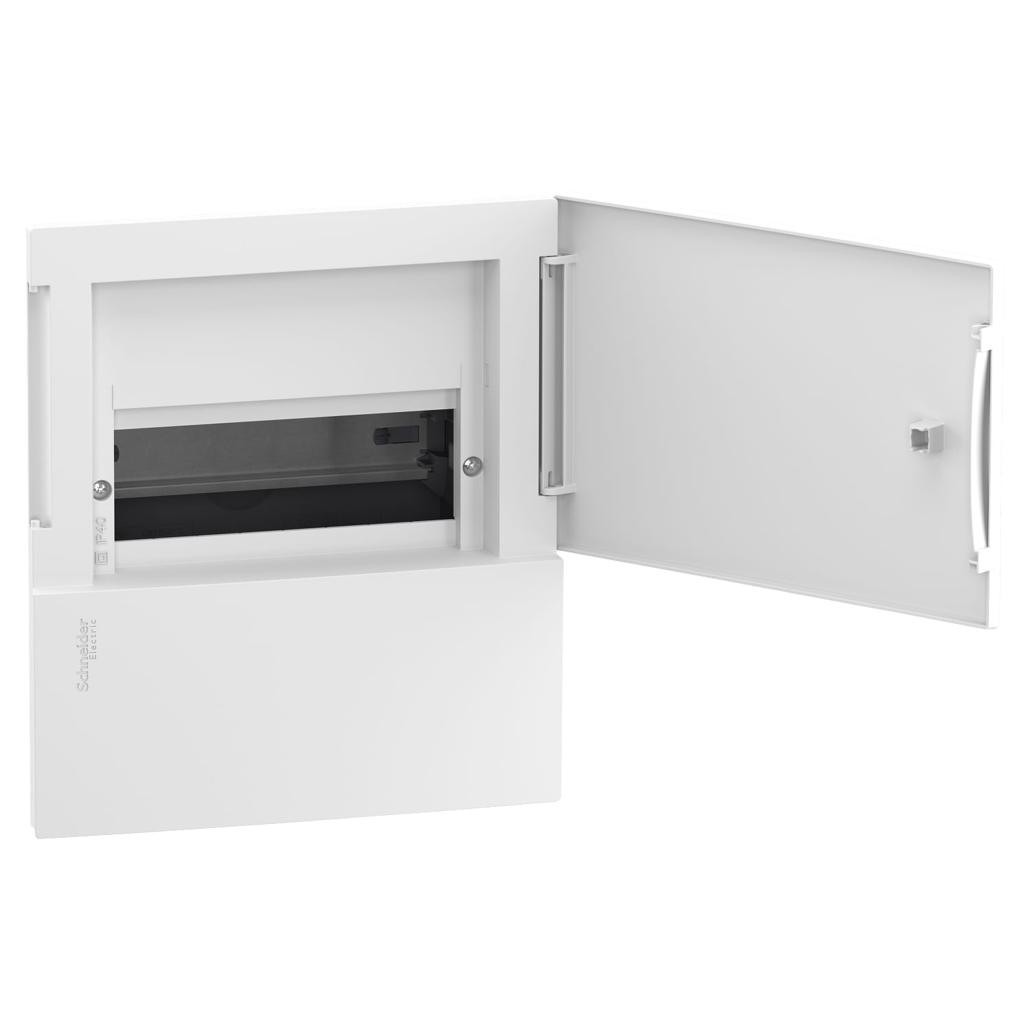 Tablero Embutido PVC Schneider Electric 1 Fila 8 Módulos Mini Pragma MIP20108 (135734) — SCHNEIDER ELECTRIC