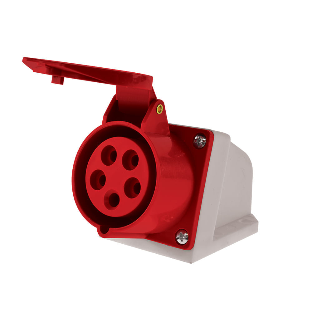 Enchufe Hembra Sobrepuesta 3P+N+T 32A 380V IP44 5717121 Lexo (144412) — LEXO