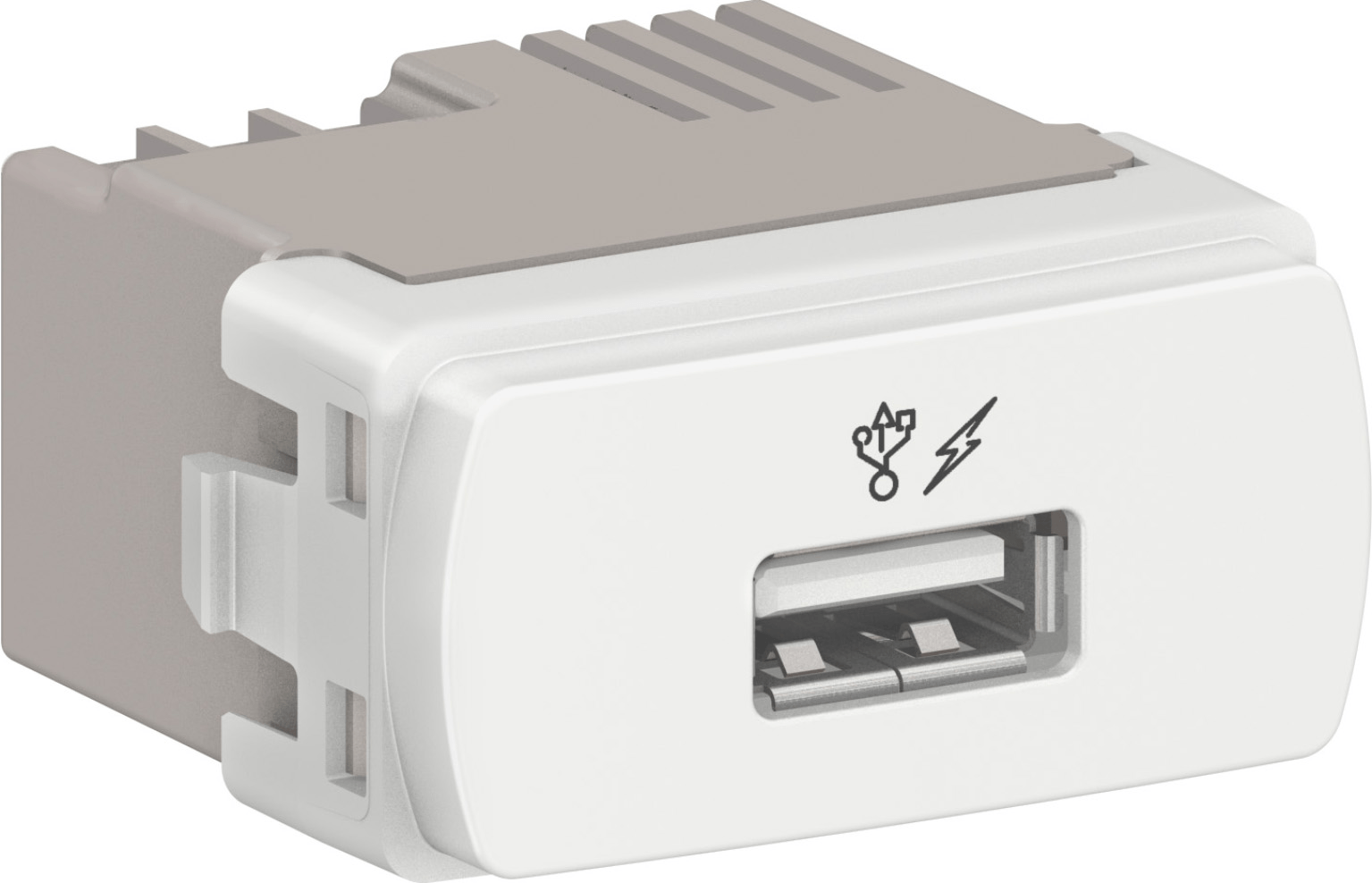 Modulo USB 2.0 1A 250V Blanco Miluz S3B70810 (144830) — SCHNEIDER ELECTRIC