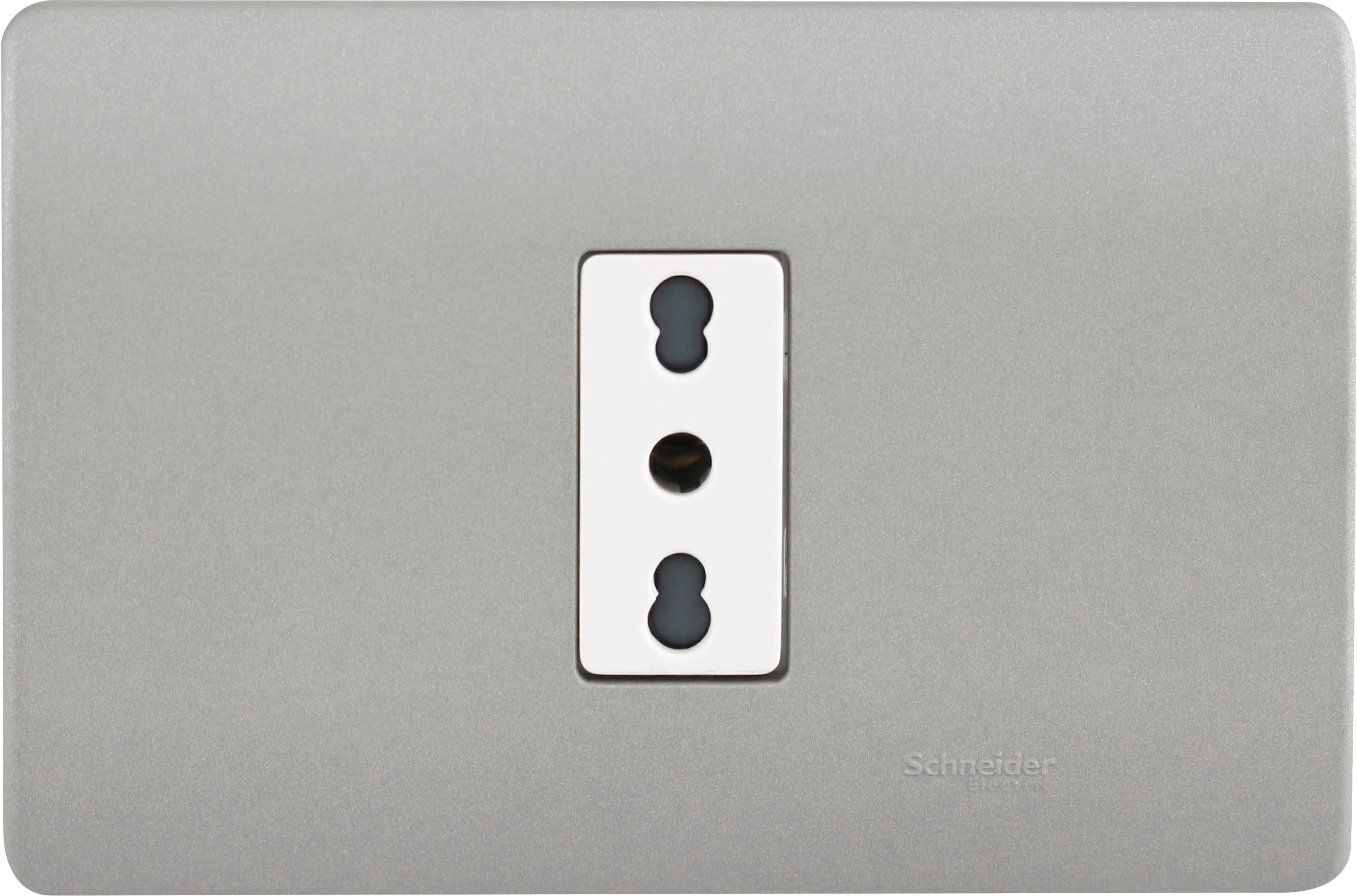Enchufe Simple 2P+T 10/16A 250V Armado Niquel/beige Genesis MWD130347446 (144833) — SCHNEIDER ELECTRIC