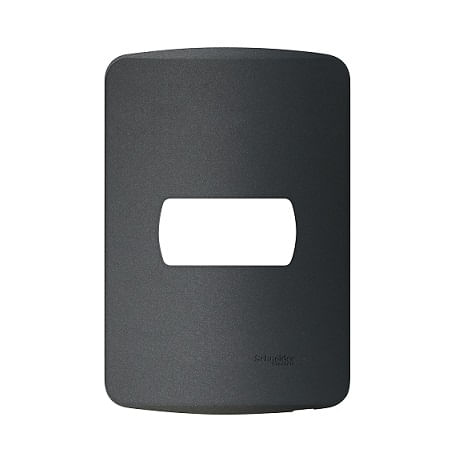 Placa 1 Puesto Con Soporte Grafito Miluz S3B77111 (144847) — SCHNEIDER ELECTRIC