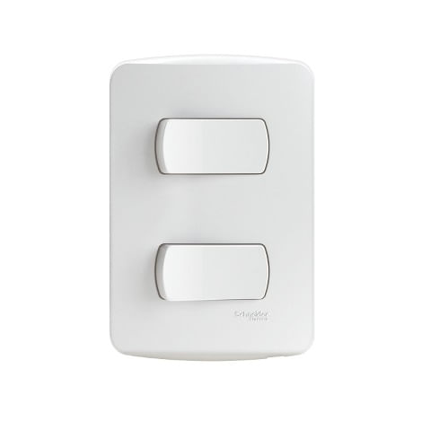 Interruptor Doble 9/15 16A 250V Blanco Armada Miluz S3B62110 (144858) — SCHNEIDER ELECTRIC