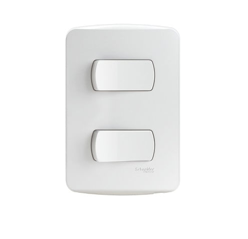 Interruptor 9/12 + 9/24 16A 250V Blanco Armada Miluz S3B62090 (144860) — SCHNEIDER ELECTRIC