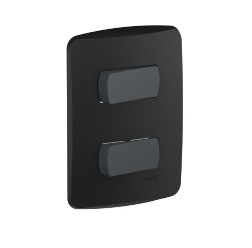 Interruptor 9/12 + 9/24 16A 250V Grafito Armada Miluz S3B62096 (144861) — SCHNEIDER ELECTRIC