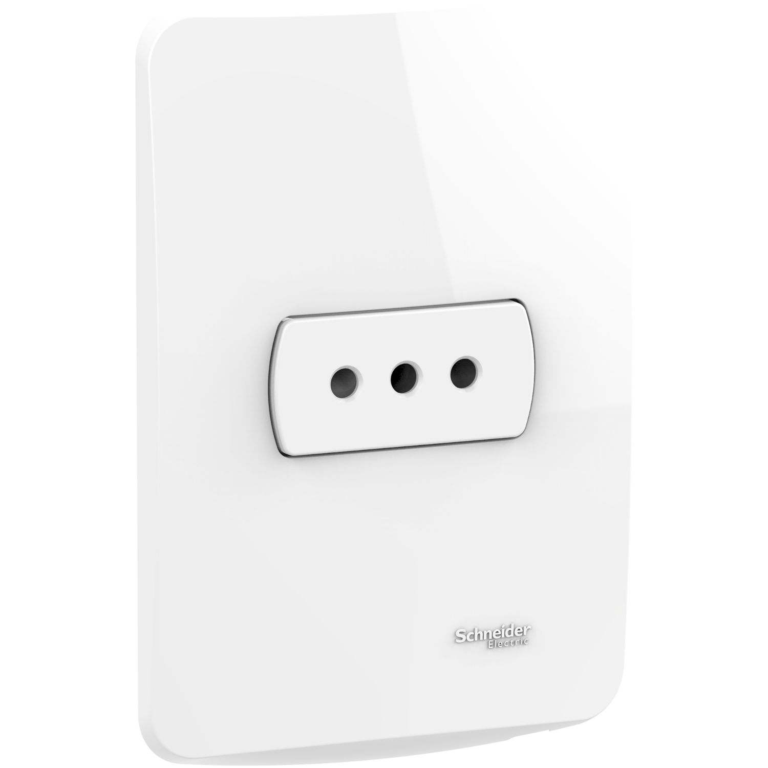 Enchufe Simple 2P+T 10A Blanco Armada Miluz S3B60220 (144864) — SCHNEIDER ELECTRIC