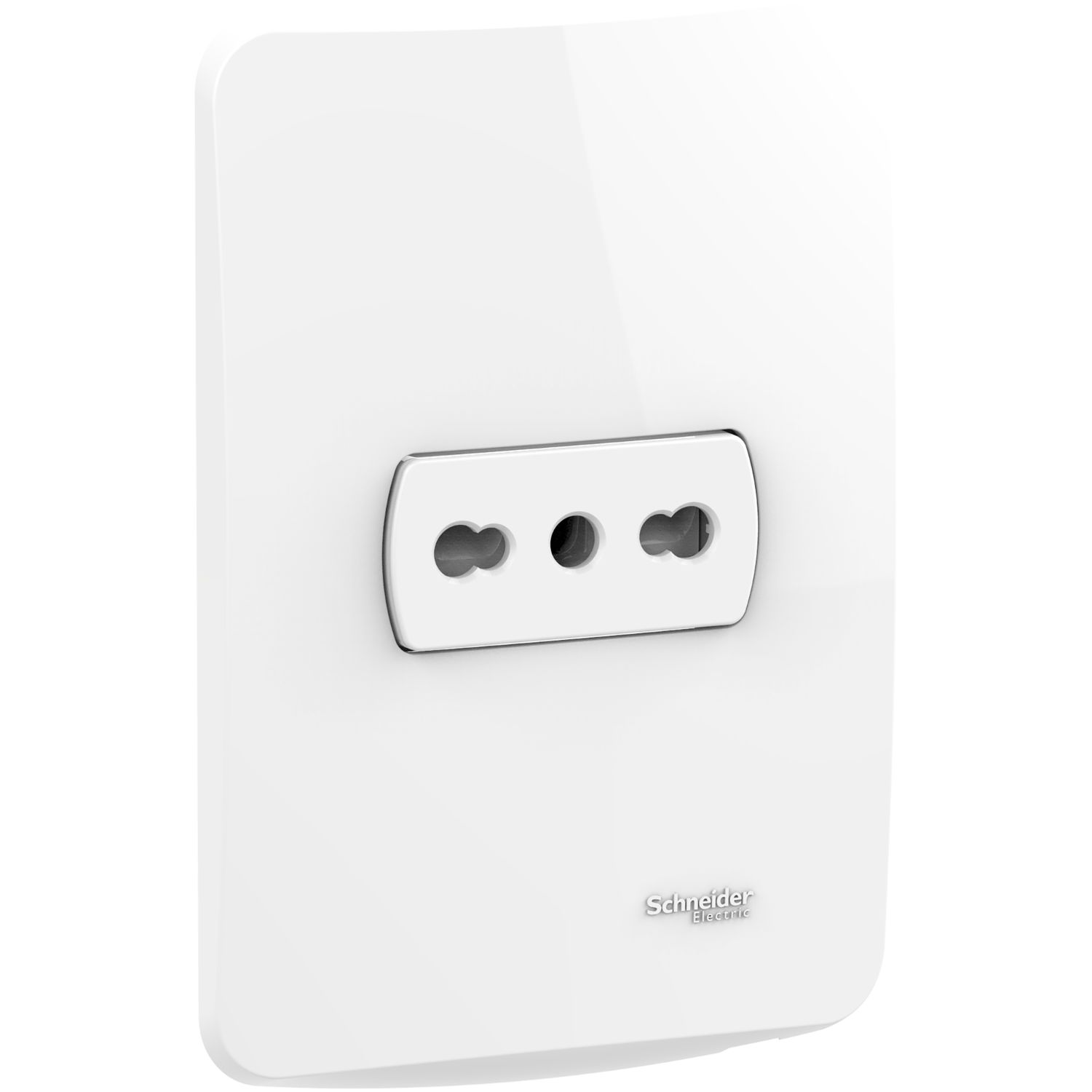 Enchufe Simple 2P+T 10/16A Blanco Armada Miluz S3B60230 (144866) — SCHNEIDER ELECTRIC