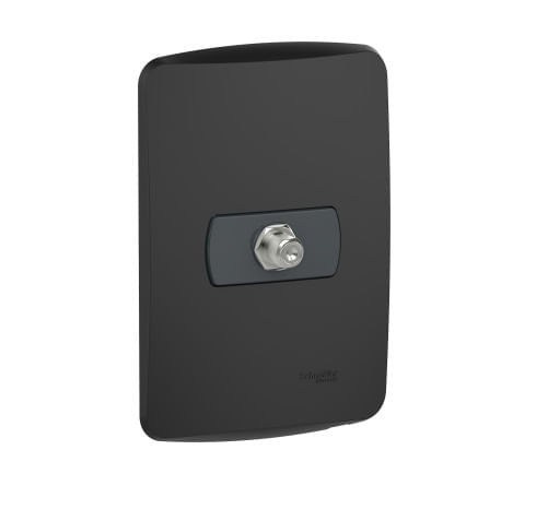 Toma Coaxial Tv Grafito Armada Miluz S3B64686 (144880) — SCHNEIDER ELECTRIC
