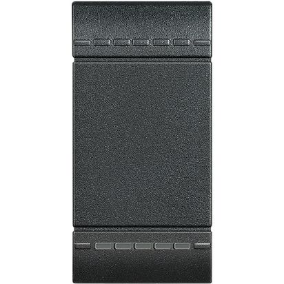 Cubretecla Neutro Iluminable 1 Puesto Antracita L4915N Living Light (147854) — BTicino