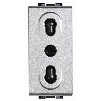 Modulo Enchufe 2P+T 10/16A 250V Tech NT4180 Living Light (147908) — BTICINO