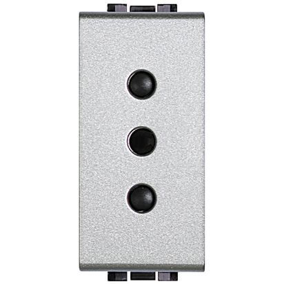 Modulo Enchufe 2P+T 10A 250V Tech NT4113 Living Light (147920) — BTICINO