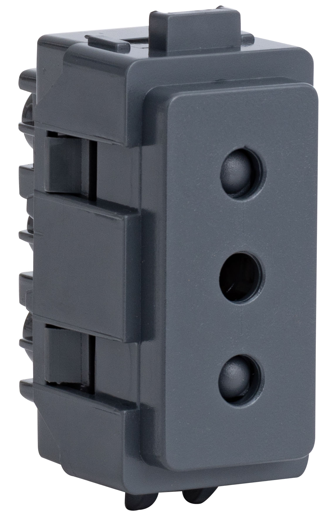 Modulo Enchufe 2P+T 10A 250V Noir Genesis MWD130087908 (147933) — SCHNEIDER ELECTRIC
