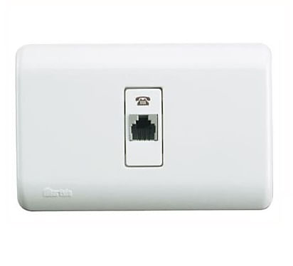 Toma Telefonica RJ11 Armado Blanco Genesis MWD130327720 (147942) — SCHNEIDER ELECTRIC