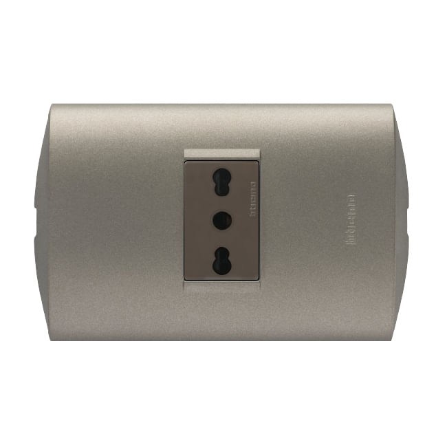 Enchufe 2P+T 10/16A Mink/terra Armado AE2180E1GTI Modus Style (148719) — BTicino