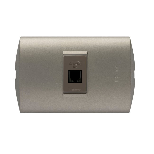 Conector RJ11 Mink/terra Armado AE2082EGTI Modus Style (148723) — BTicino