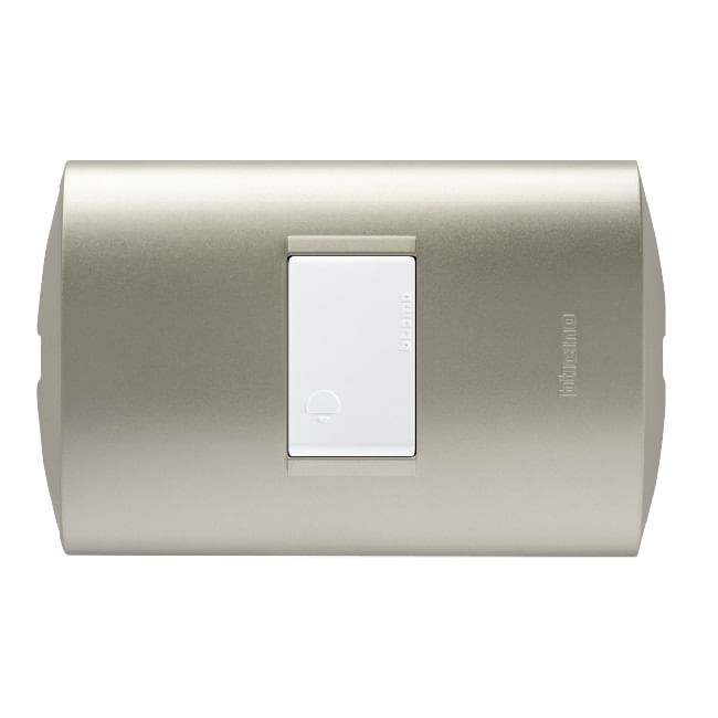 Pulsador NA Blanco/perla Armado AE2102EBNA Modus Style (148765) — BTICINO