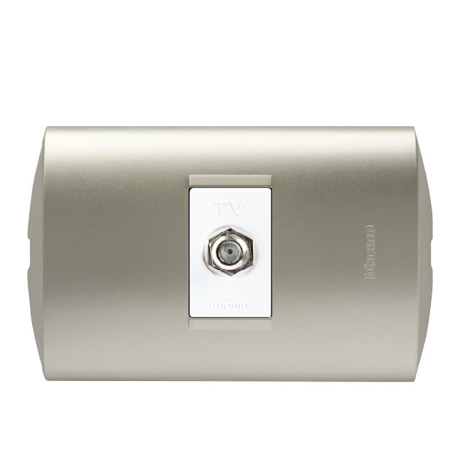 Toma Tv Tipo F Blanco/perla Armado AE2152EBNA Modus Style (148772) — BTicino