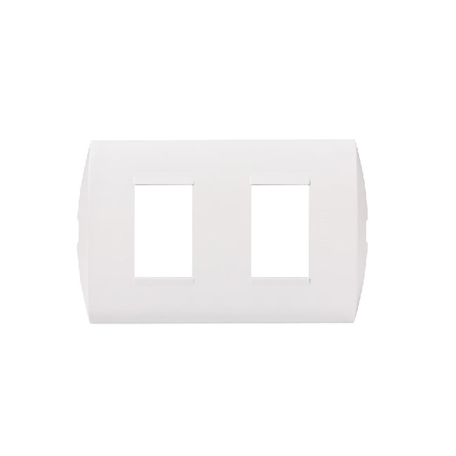 Placa 2 Puestos Blanca AE5S2EB Modus Style (148779) — BTicino