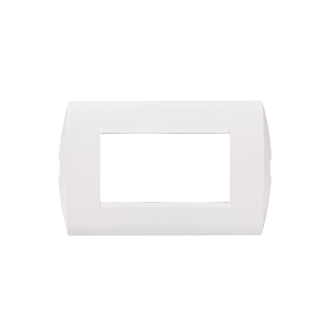 Placa 3 Puestos Blanca AE5S3EB Modus Style (148783) — BTicino