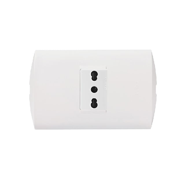 Enchufe 2P+T 10/16A Blanco Armado AE2180E1B Modus Style (148784) — BTICINO