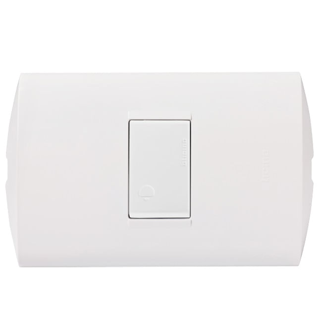 Pulsador NA Blanco Armado AE2102EB Modus Style (148791) — BTICINO
