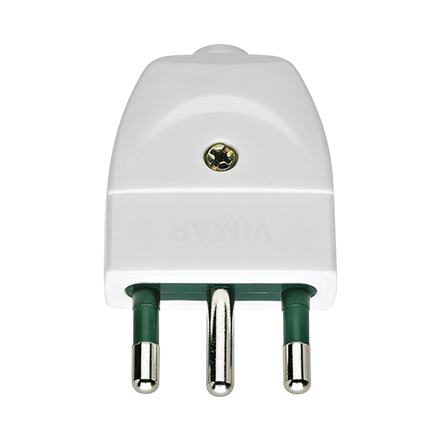 Enchufe Macho Volante 2P+T 16A 250V S17 Blanco 00202.B — Vimar — VIMAR