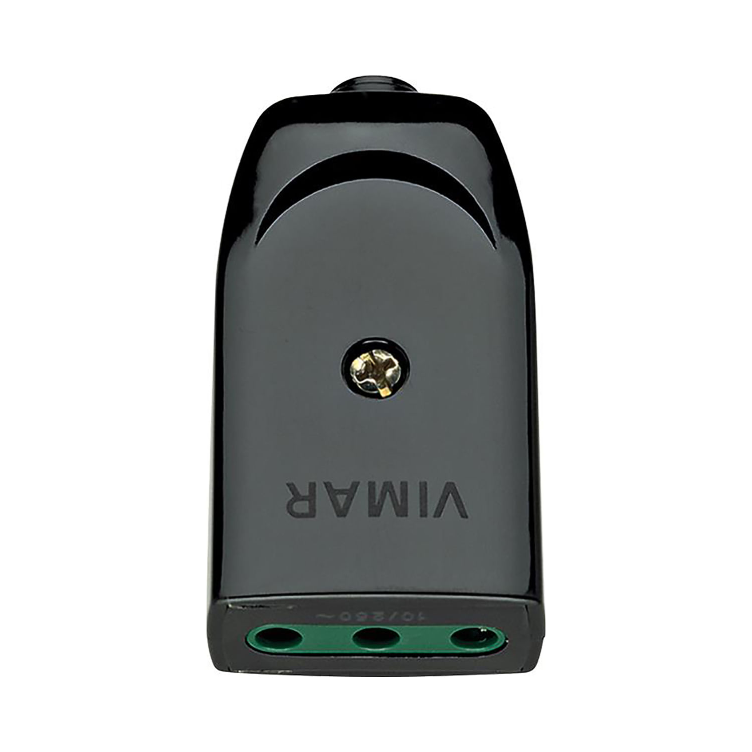 Enchufe Hembra Volante 2P+T 10A 250V P11 Negro 221 — Vimar — VIMAR