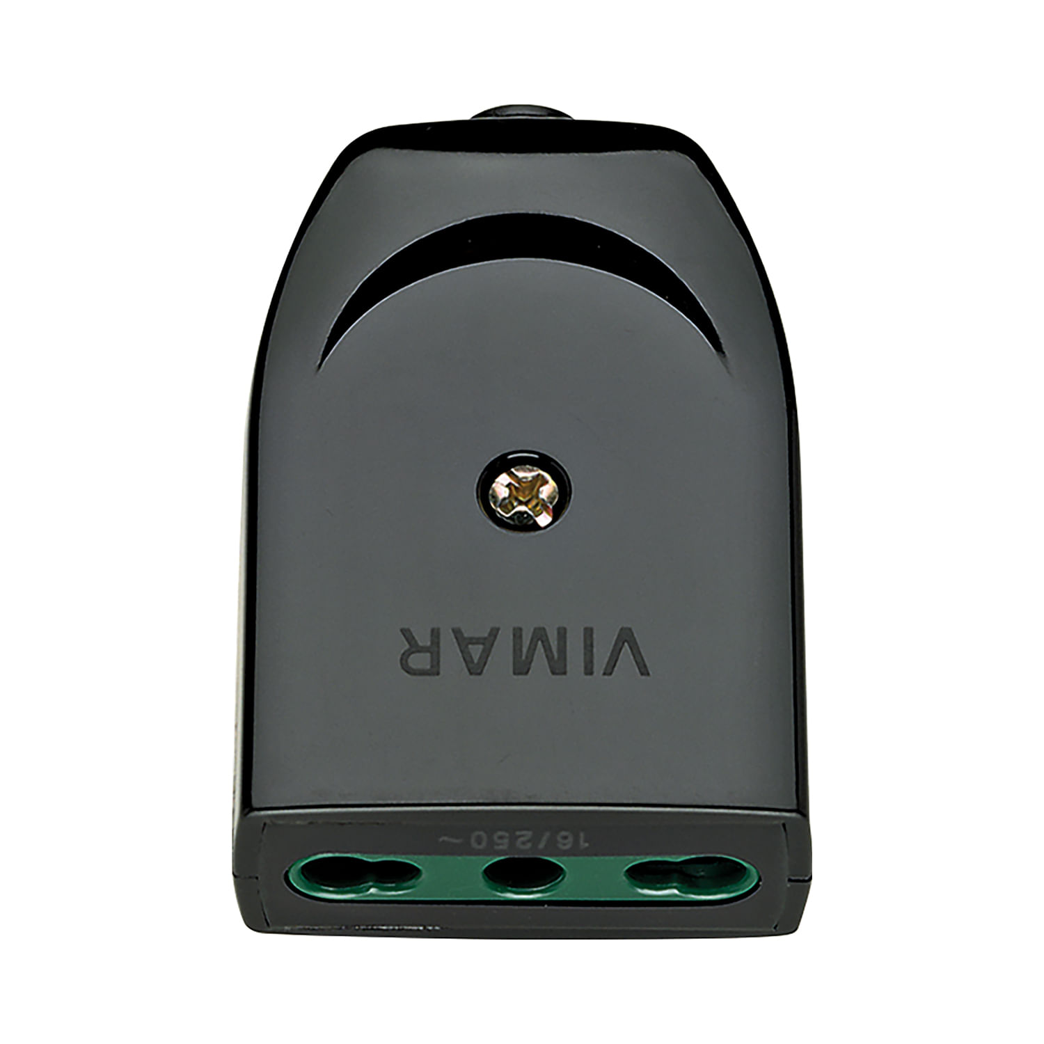 Enchufe Hembra Volante 2P+T 16A 250V P17/11 Negro 223 — Vimar — VIMAR