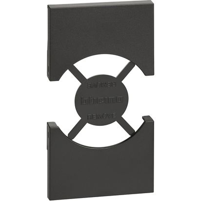 Cubretecla 2 Módulos Negro KG03 — BTicino — BTICINO