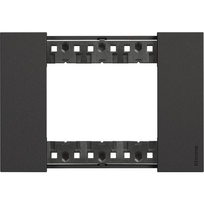 Placa 3 Módulos Negro KA4803KG — BTicino — BTicino