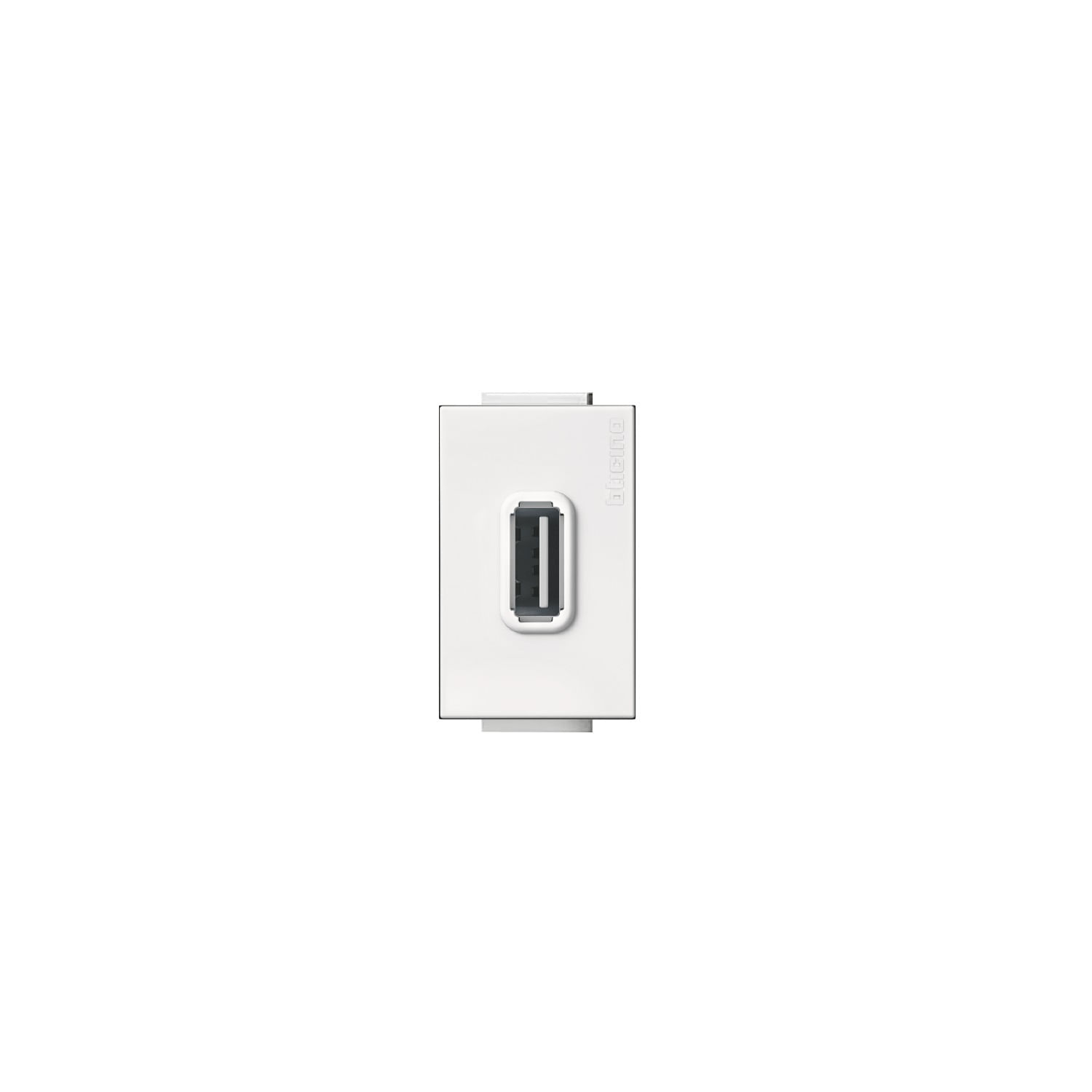 Modulo Toma USB 5V 1.1A 240VAC Blanco Nobile AF2190EB (149420) — BTicino