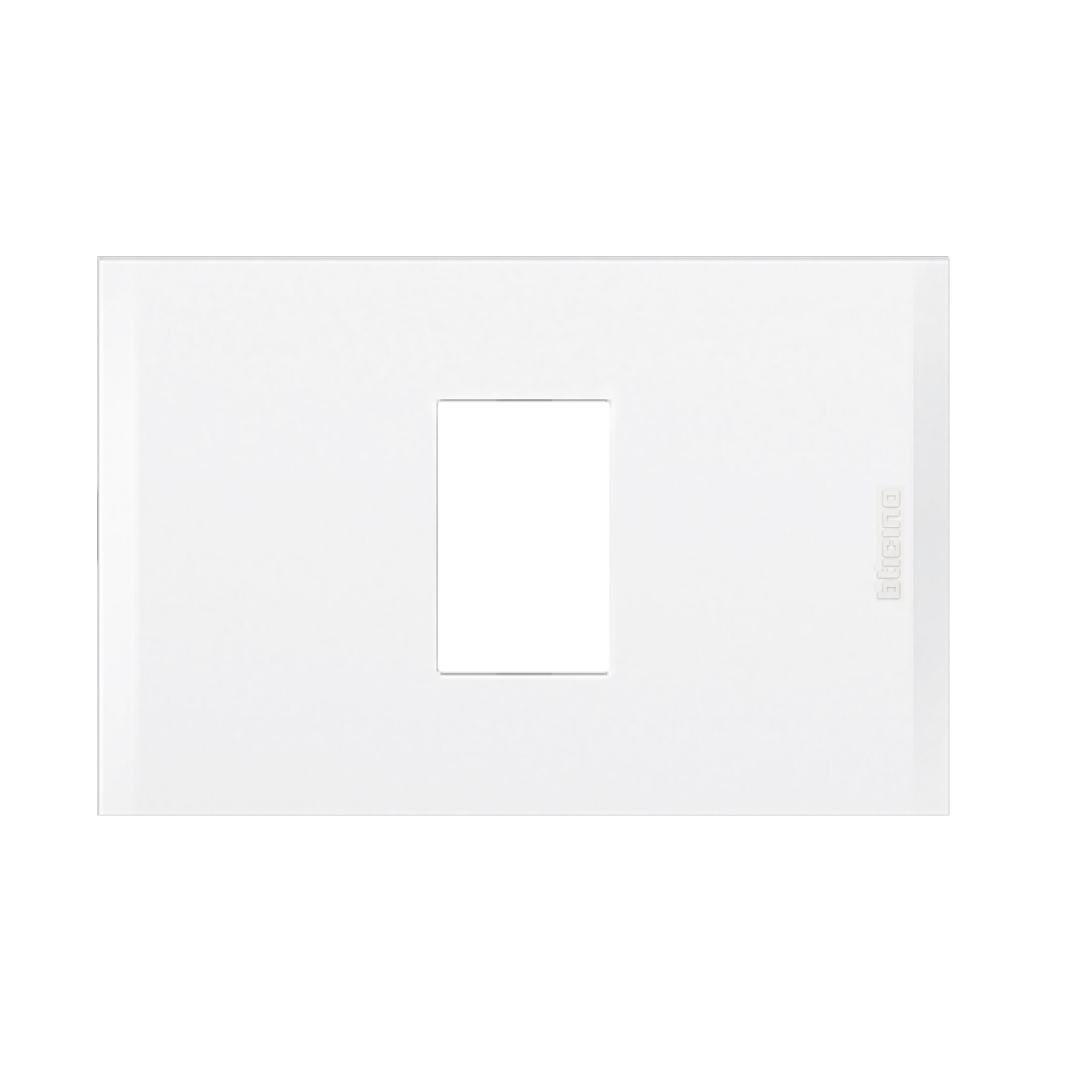 Placa 1 Puesto Blanca con Soporte Nobile AF5S1EB (149424) — BTICINO