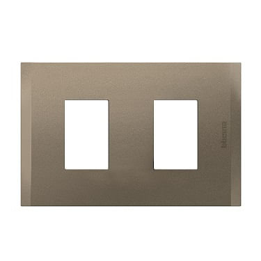 Placa 2 Puestos Terra con Soporte Nobile AF5S2TI (149433) — BTICINO