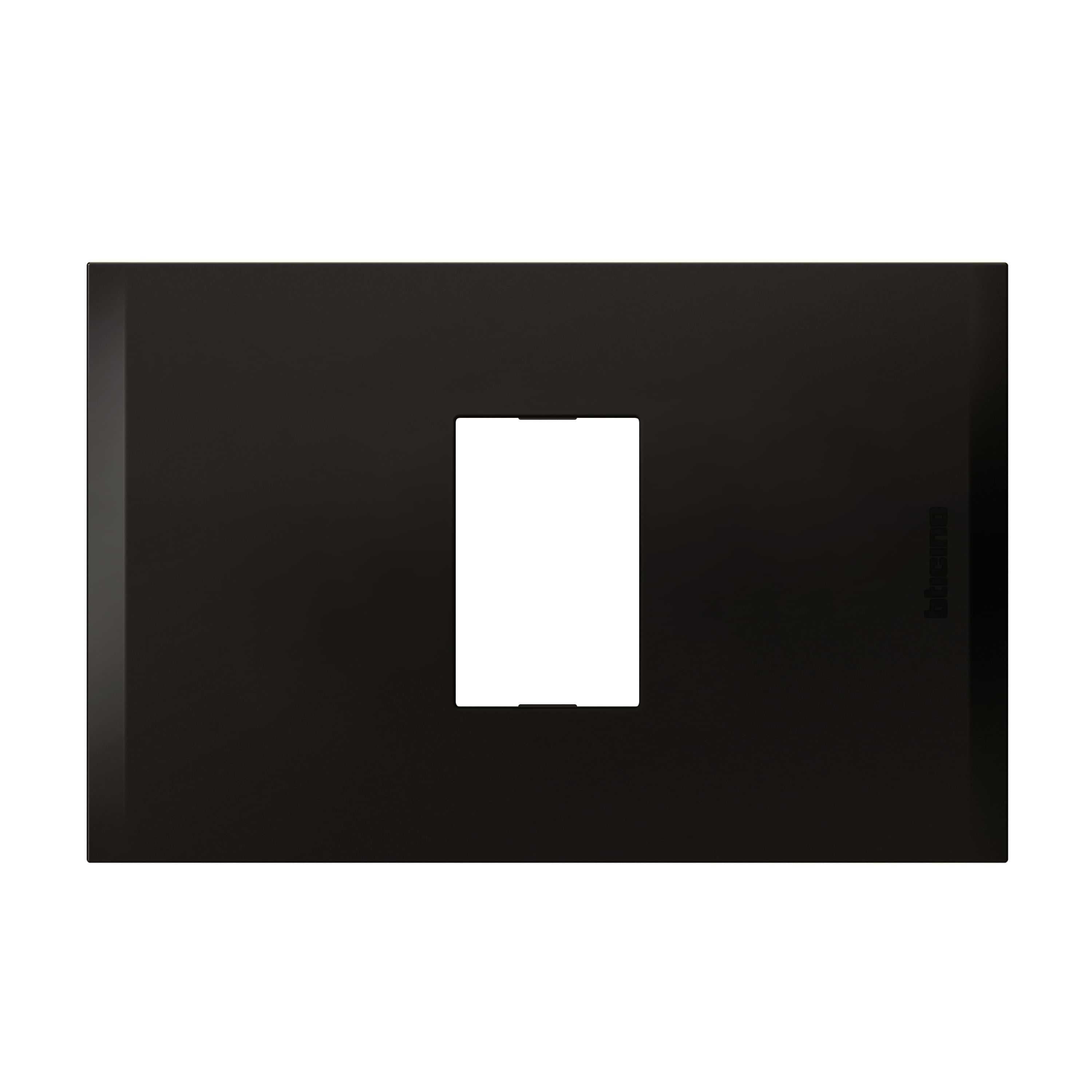 Placa 1 Puesto Black con Soporte Nobile AF5S1NG (149436) — BTICINO