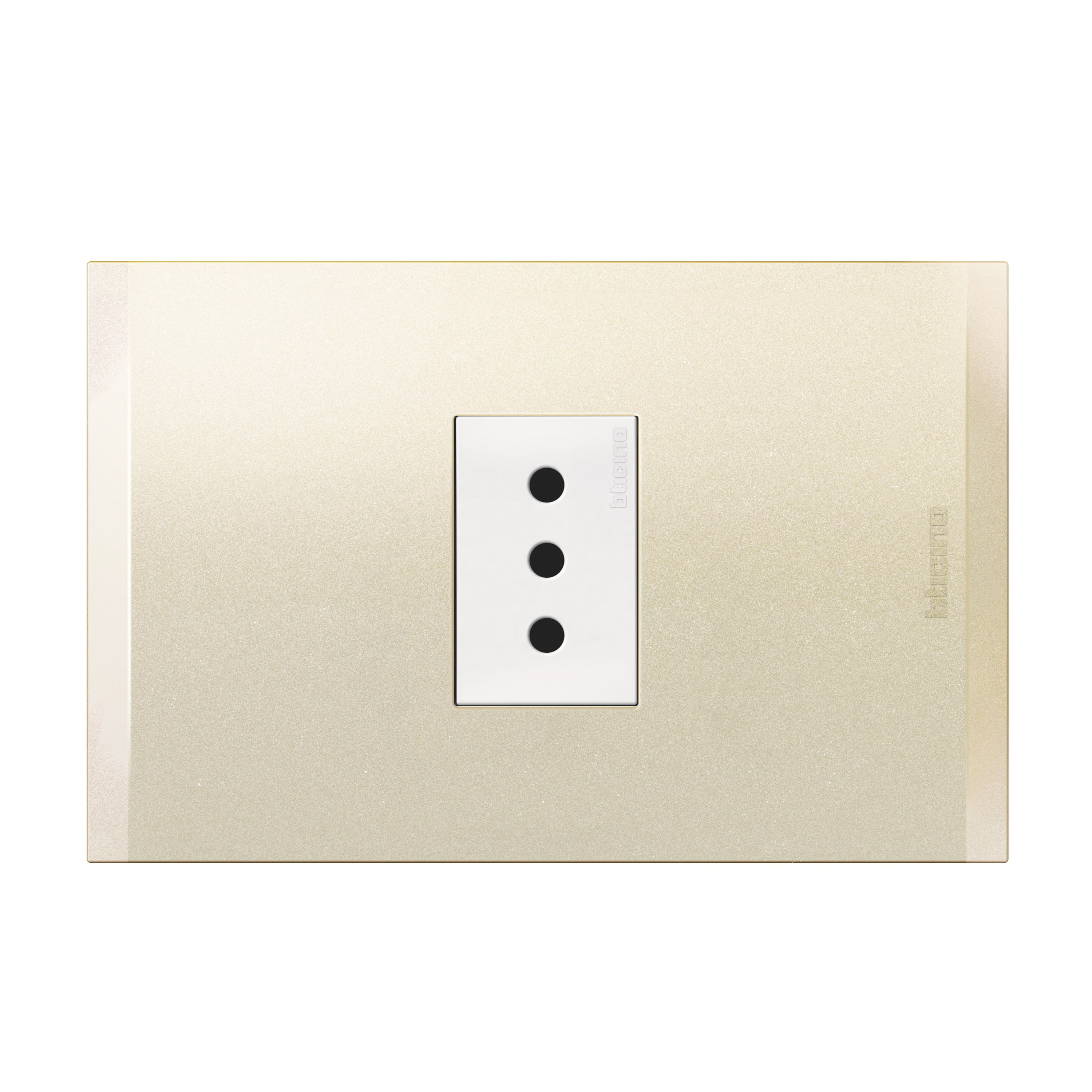 Enchufe 2P+T 10A 250V Blanca Perla Nobile AF2113E1BNA (149453) — BTICINO