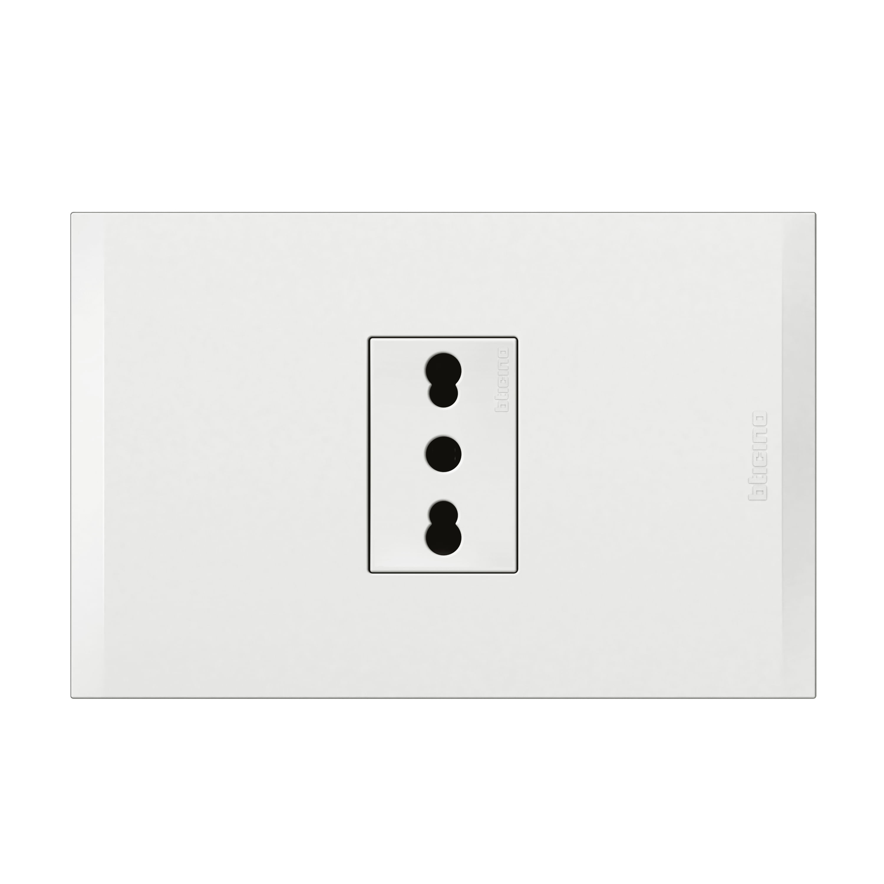Enchufe 2P+T 10/16A 250V Blanco Blanco Nobile AF2180E1B (149456) — BTicino