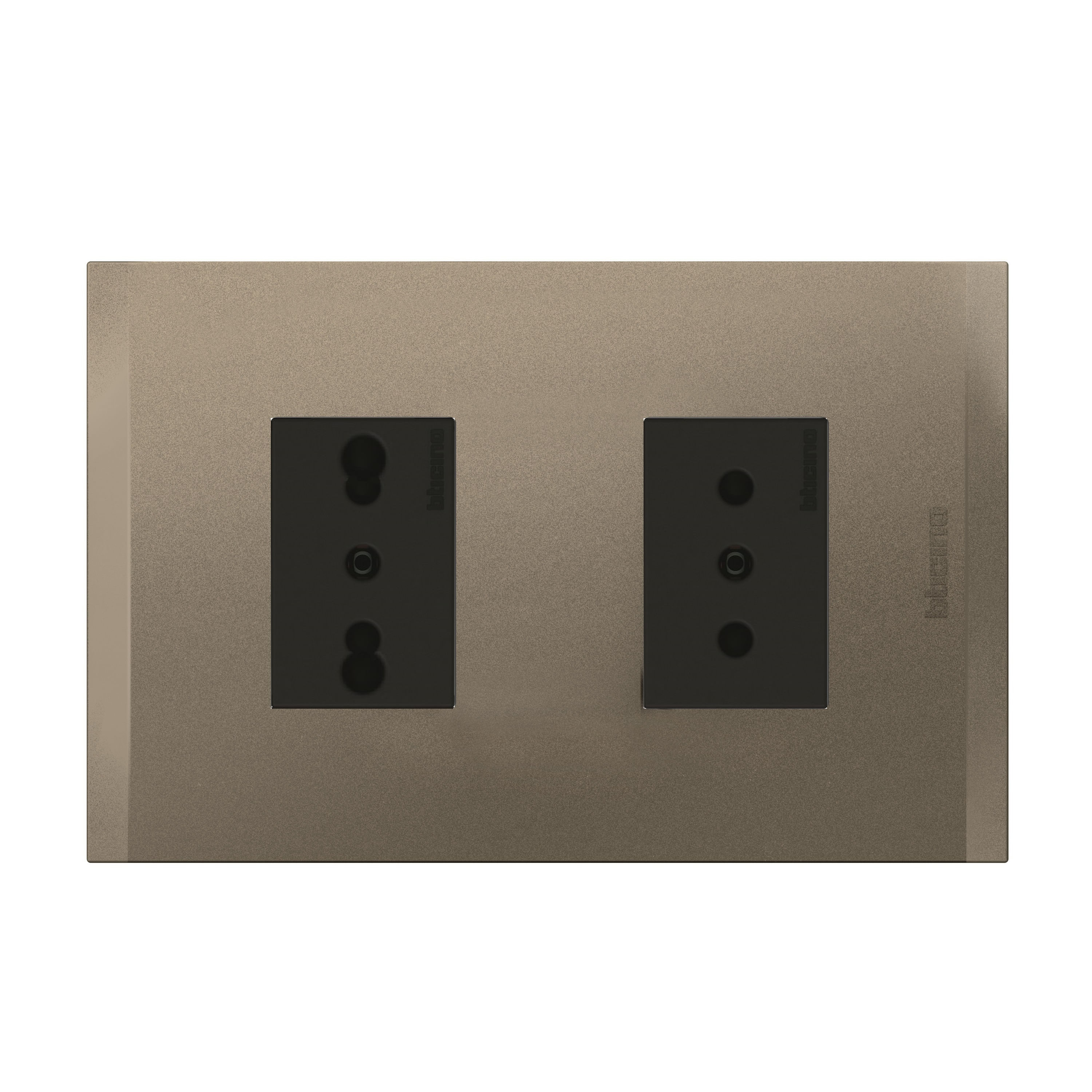 Enchufe 2P+T 10A+ENCHUFE 2P+T10/16A 250V Antracita Terra Nobile AF2293EATI (149494) — BTICINO
