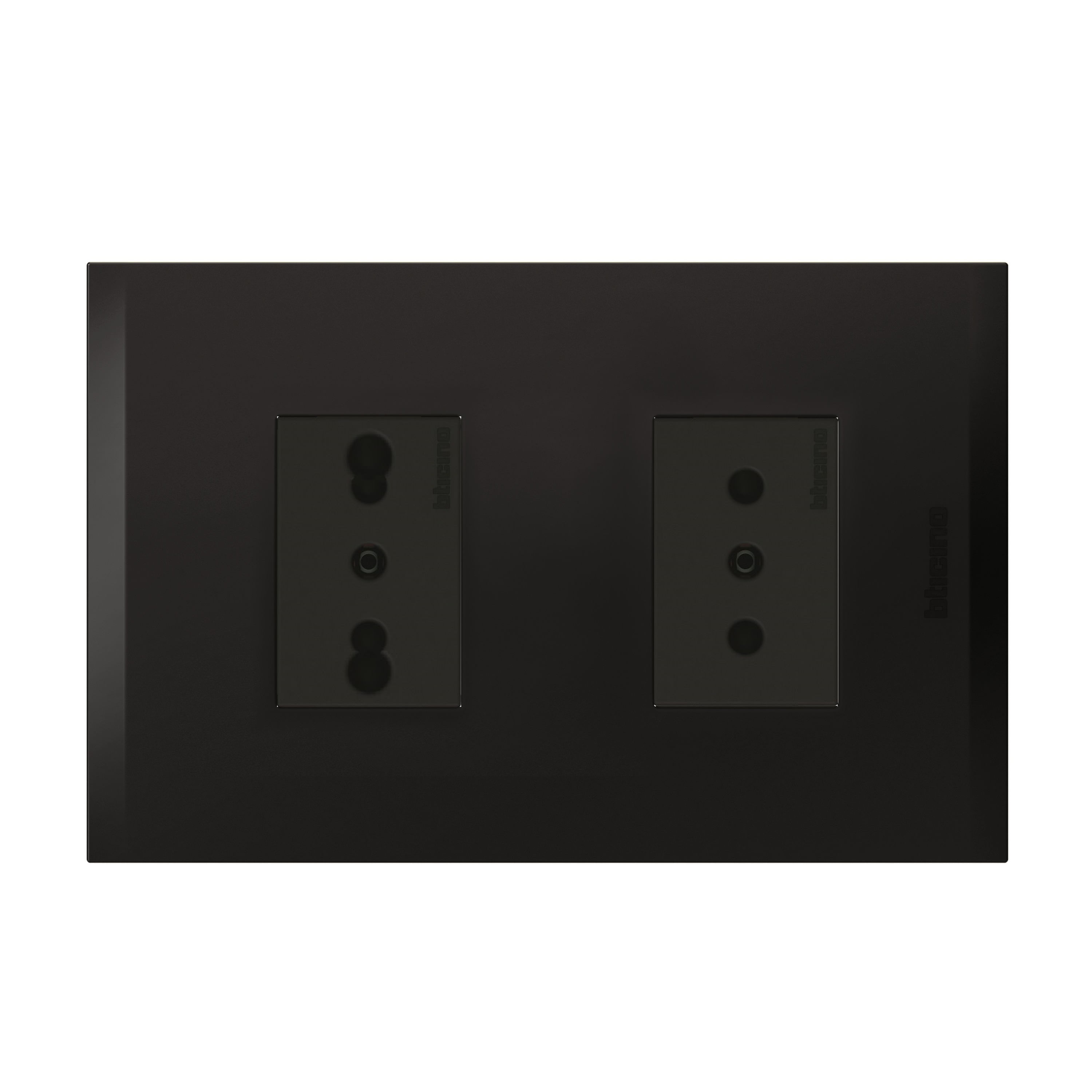 Enchufe 2P+T 10A+ENCHUFE 2P+T10/16A 250V Antracita Black Nobile AF2293EANG (149495) — BTICINO
