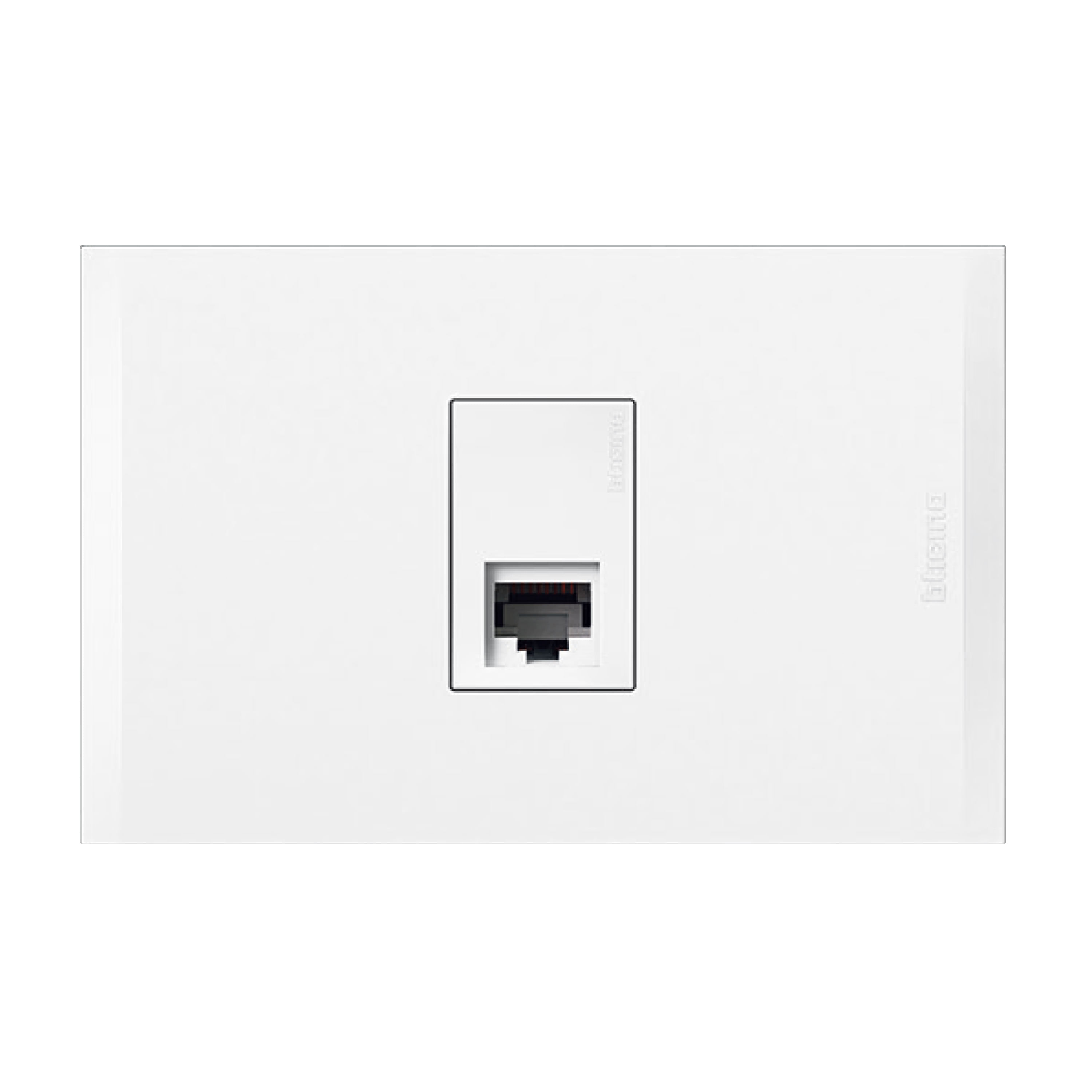 Toma RJ45 Categoria 6 Blanco Blanco Nobile AF2079E1B (149505) — BTICINO