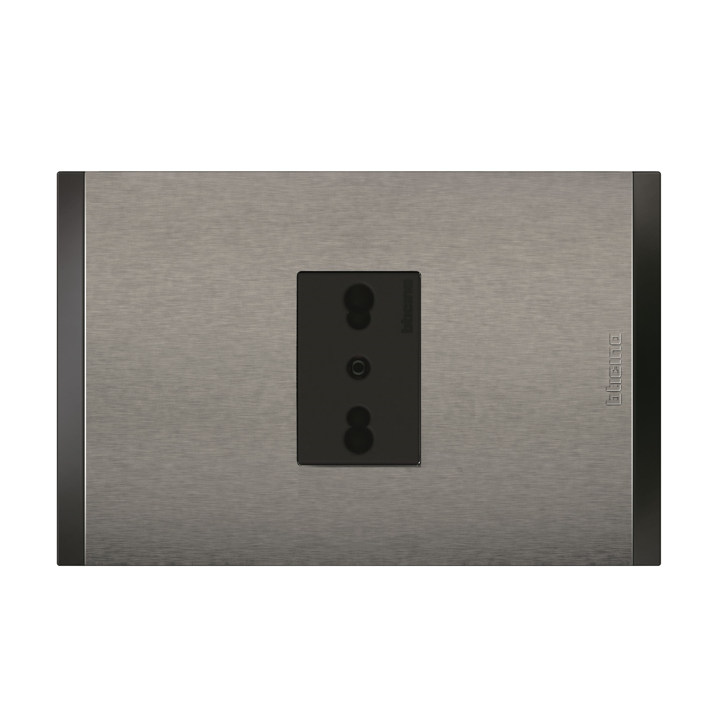 Enchufe 2P+T 10/16A 250V Antracita Metal Titanio Nobile AF2180E1AMT (149527) — BTICINO