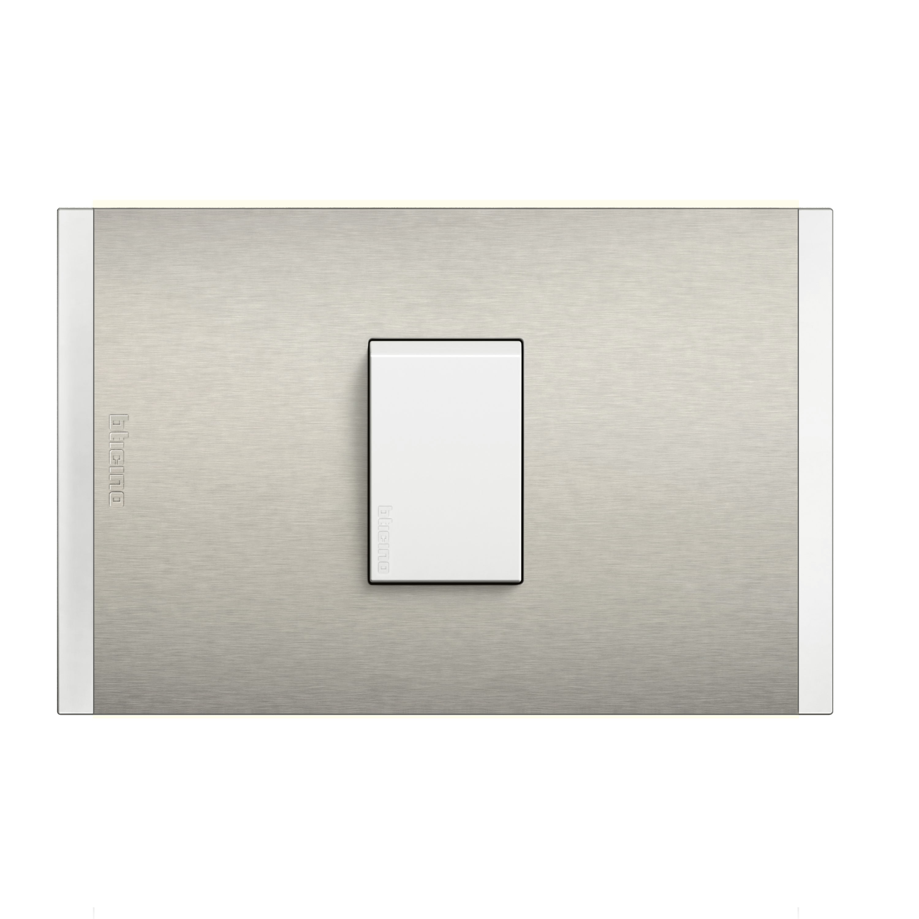 Interruptor 9/12 10AX 250V Blanco Metal Aluminio Nobile AF2100EBMN (149528) — BTicino
