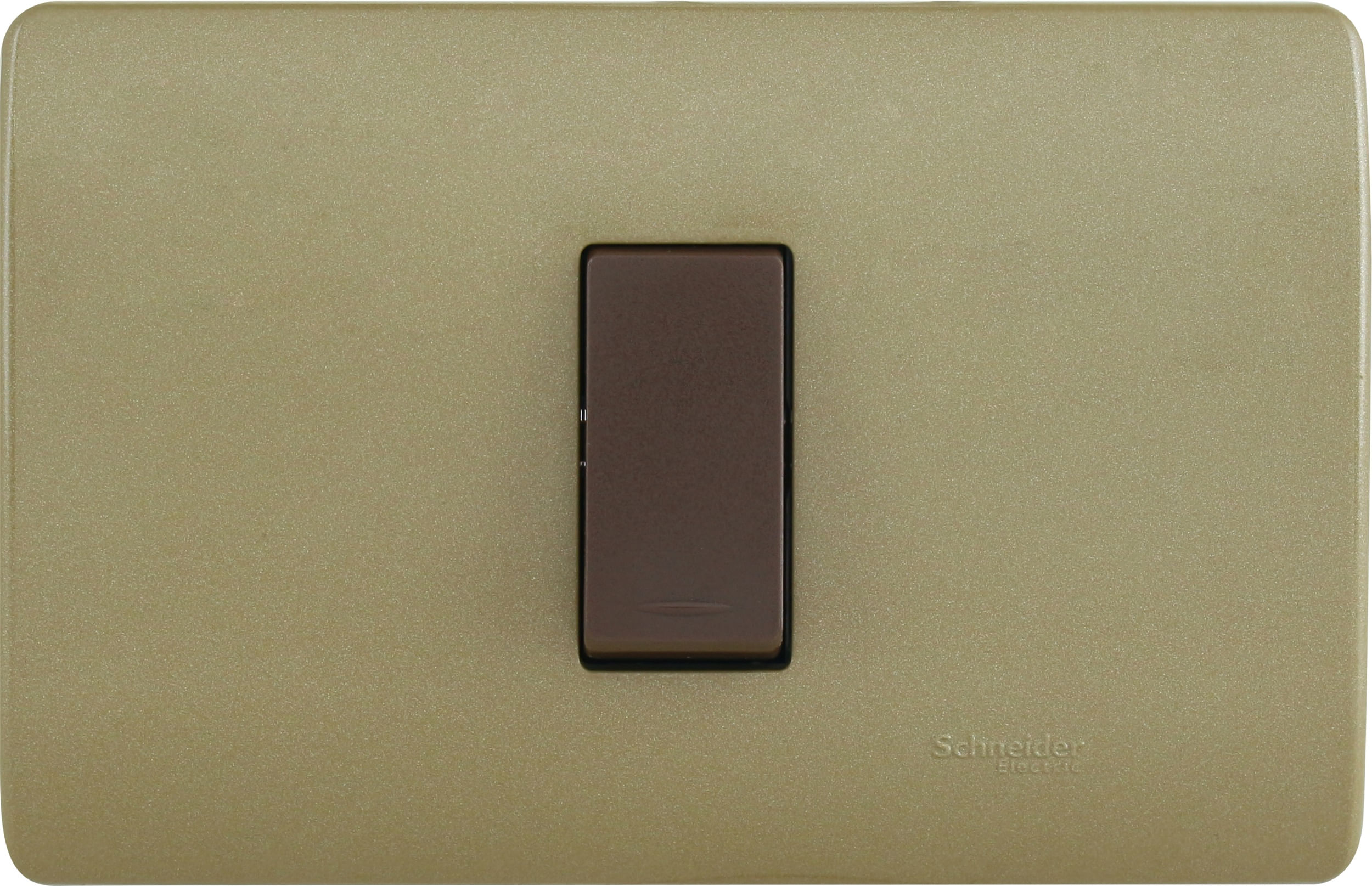 Interruptor Simple 9/12 16A 250V Armado Dorado/cafÉ Genesis MWD130267800 (154017) — SCHNEIDER ELECTRIC
