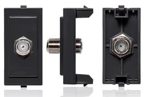 Módulo Toma Coaxial TV SAT S17 Noir 174206 — Sinthesi — Sinthesi