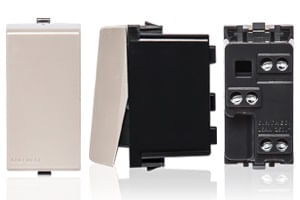 Módulo Conmutador 9/24 16A 250V S22 Beige 222202 — Sinthesi — Sinthesi
