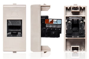 Módulo Toma Datos RJ45 Cat 5E S22 Beige 224102 — Sinthesi — Sinthesi