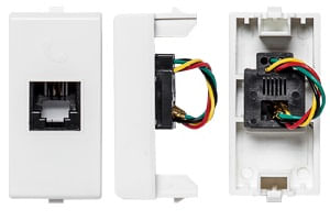Módulo Toma Telefonica RJ11 S22 Blanco 224001 — Sinthesi — Sinthesi