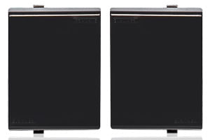 Módulo Conmutador Doble 9/24 Teclon 1,5 Módulos 16A 250V S22 Noir 222306 — Sinthesi — Sinthesi