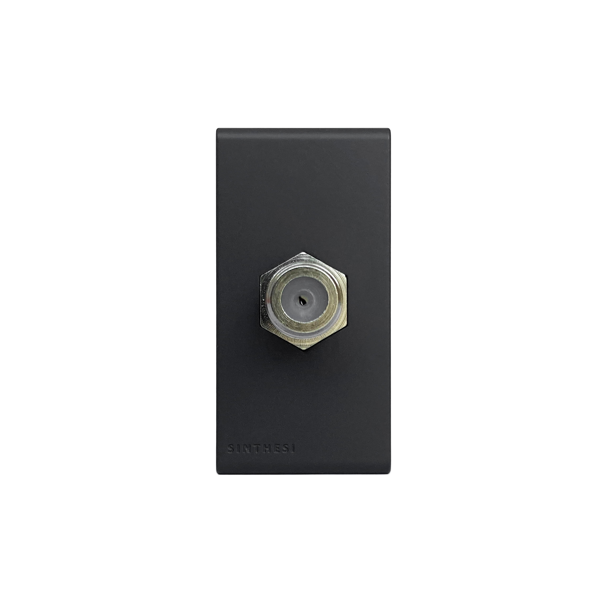 Módulo Toma Coaxial TV SAT Blue Negro 394205 — Sinthesi — Sinthesi