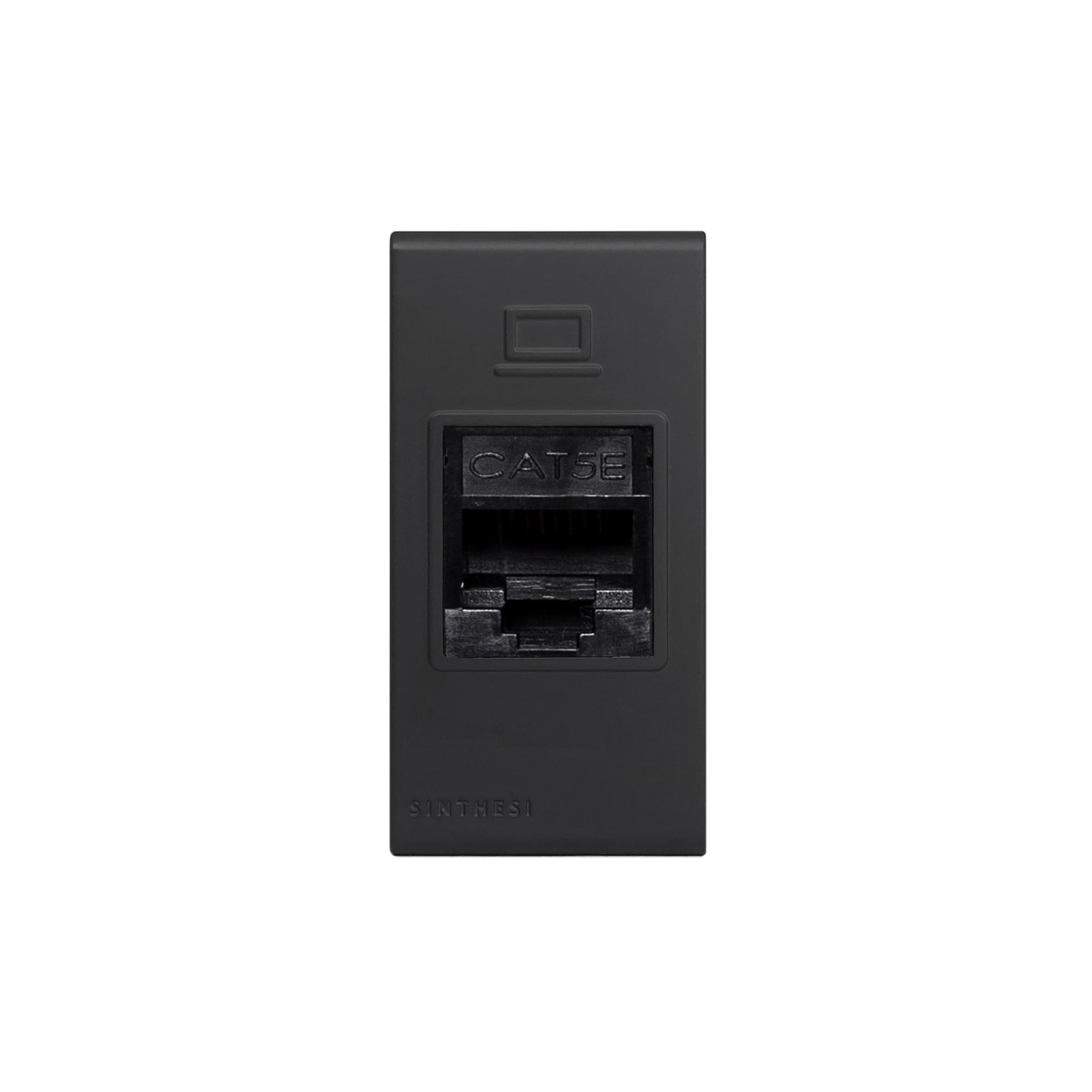 Módulo Toma Datos RJ45 Cat 5E Blue Negro 394105 — Sinthesi — Sinthesi