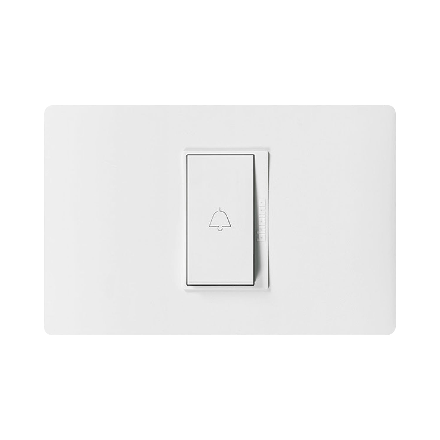 Pulsador Timbre 10A 250V NA Blanco Armado Luzica PU1102 (154902) — BTICINO